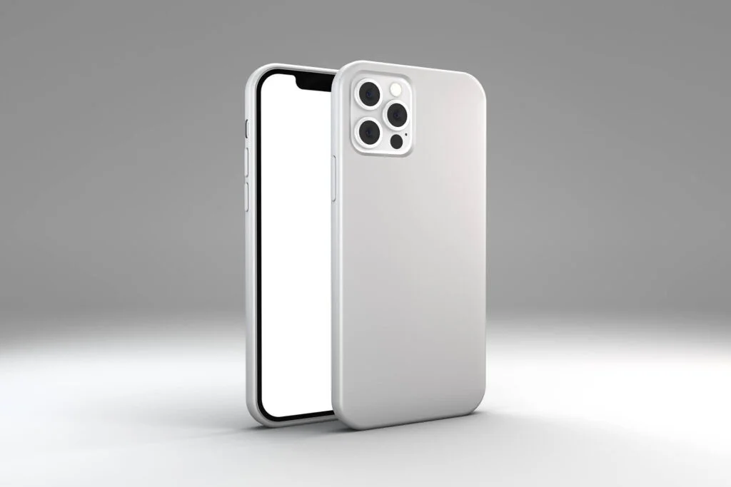 Picture of the Iphone 12 Pro from the back and the front